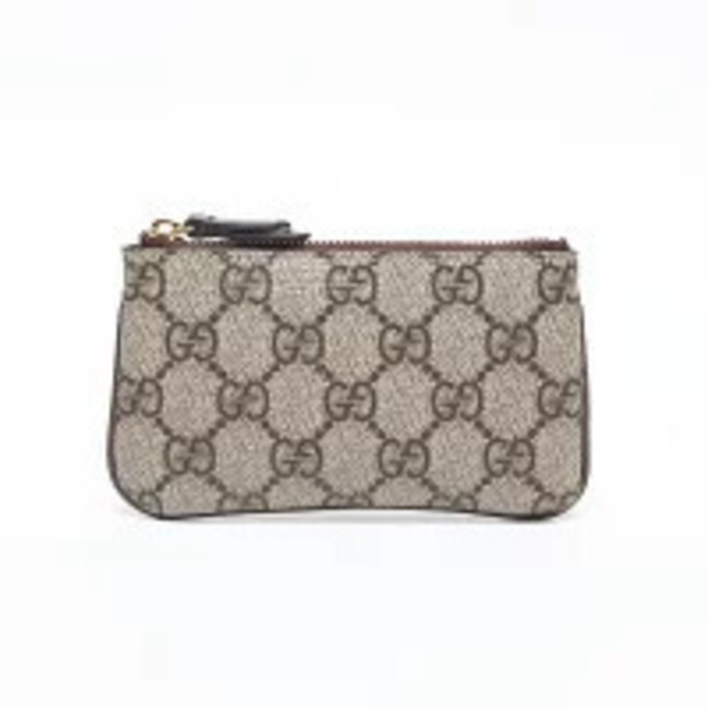 Gucci GG Supreme Ophidia Key Case Wallet Beige Cream